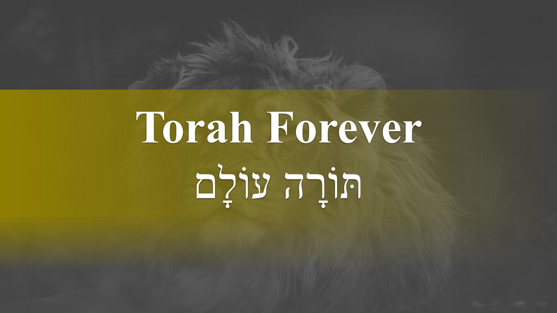 Torah Forever – Messianic Apologetics – God Honest Truth Live Stream 05/13/2022