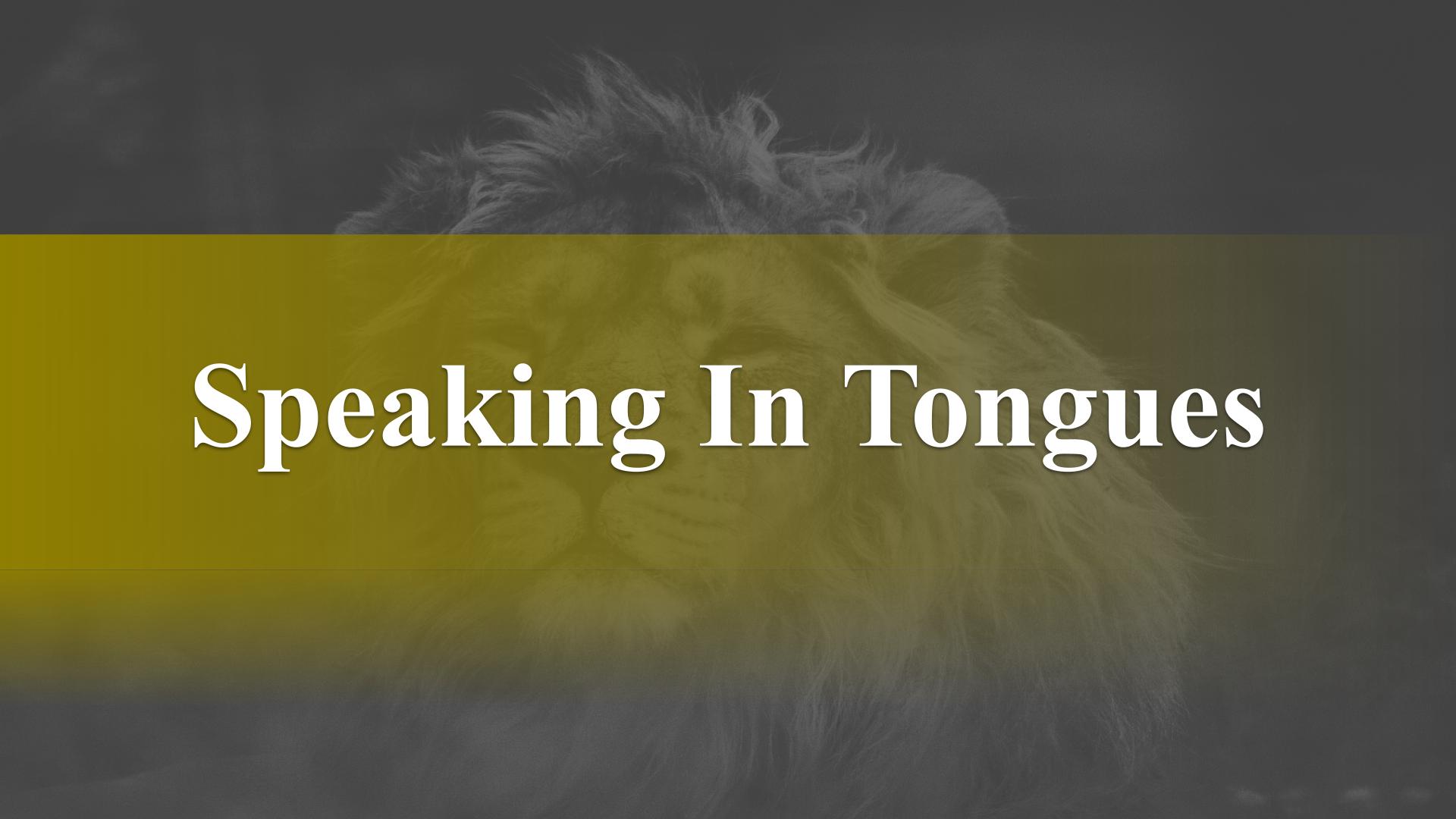 Speaking In Tongues – Messianic Apologetics – God Honest Truth Live Stream 07/08/2022