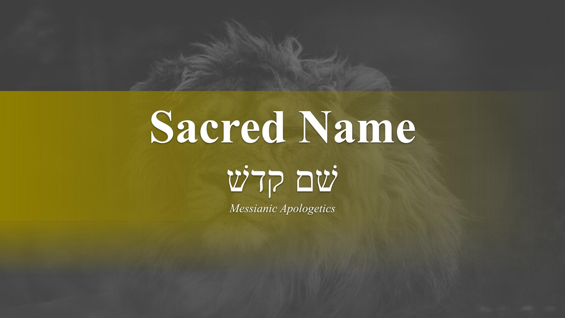 Sacred Name – God Honest Truth Live Stream 11/11/2022